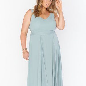1X (XL) (size 14) Show Me Your MUMU Jenn Maxi dress, silver sage